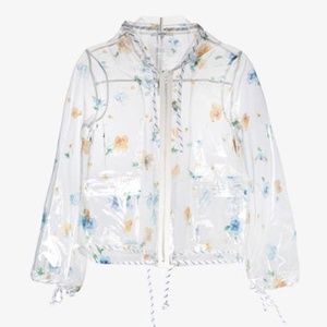 NWT Ganni Petunia PVC Raincoat Size 36 (Small)